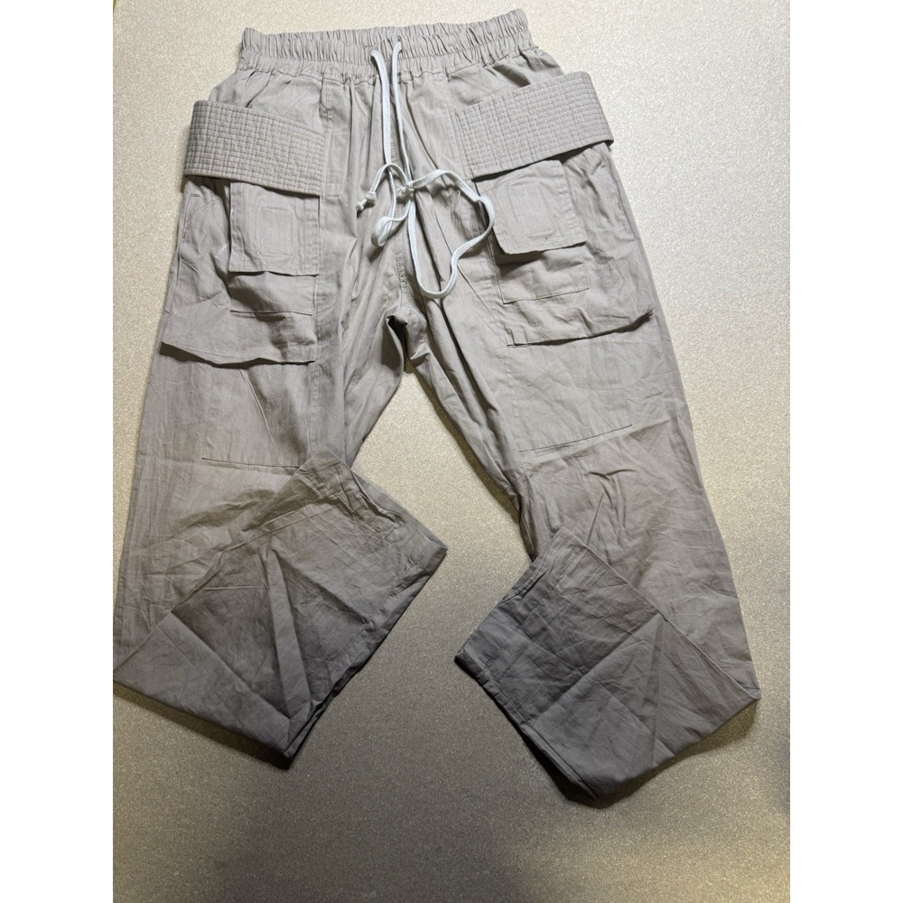 FOG Mnml Essentials Cargo Pants Mens Medium Fear Of God Beige ‎ Drawstring